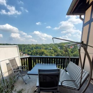 Balkon an der Küche