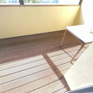 Terrasse mit Holzdielen