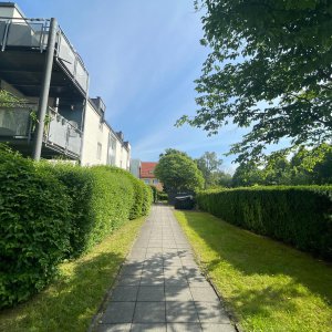 grünes Wohngebiet