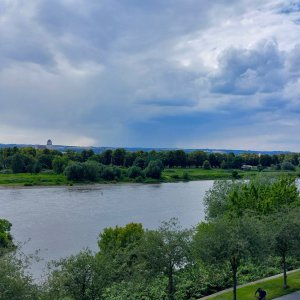 Ausblick auf Elbe