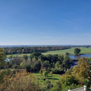 Blick auf die Elbe