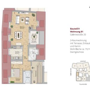 Grundriss WE 81