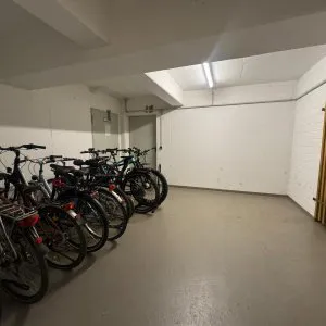 geräumiger Fahrradraum