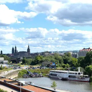 Blick auf Elbe & Altstadt