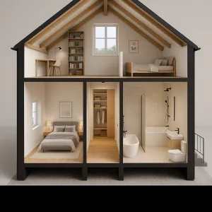 Visualisierung des Ausbaus